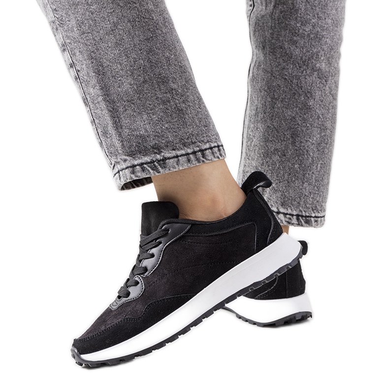 Buoro-Sneaker für Damen in Schwarz