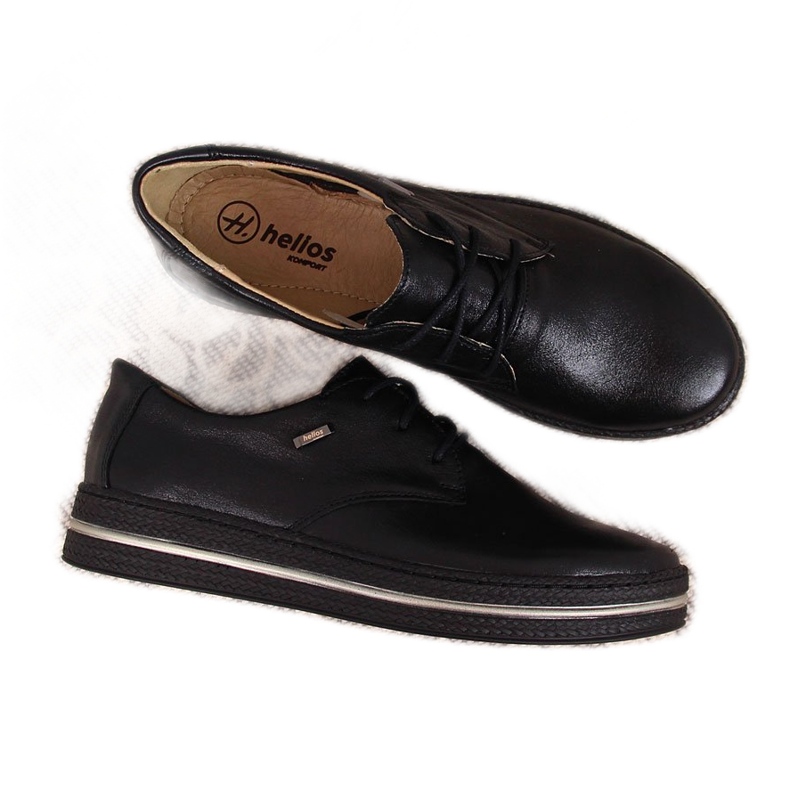Damenschuhe Helios 380 aus schwarzem Leder