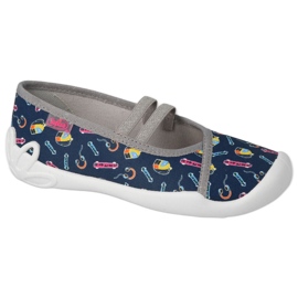 Befado Kinderschuhe 116Y313 marineblau mehrfarbig