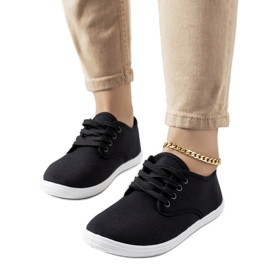 BM Schwarze Wallen-Turnschuhe