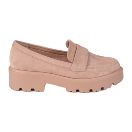 Beige Wildlederschuhe Shelovet