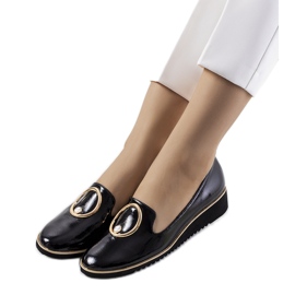 Schwarz lackierte Kadyro-Schuhe