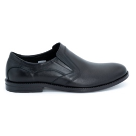Olivier Eleganter Herren Lederschuh 283LU schwarz