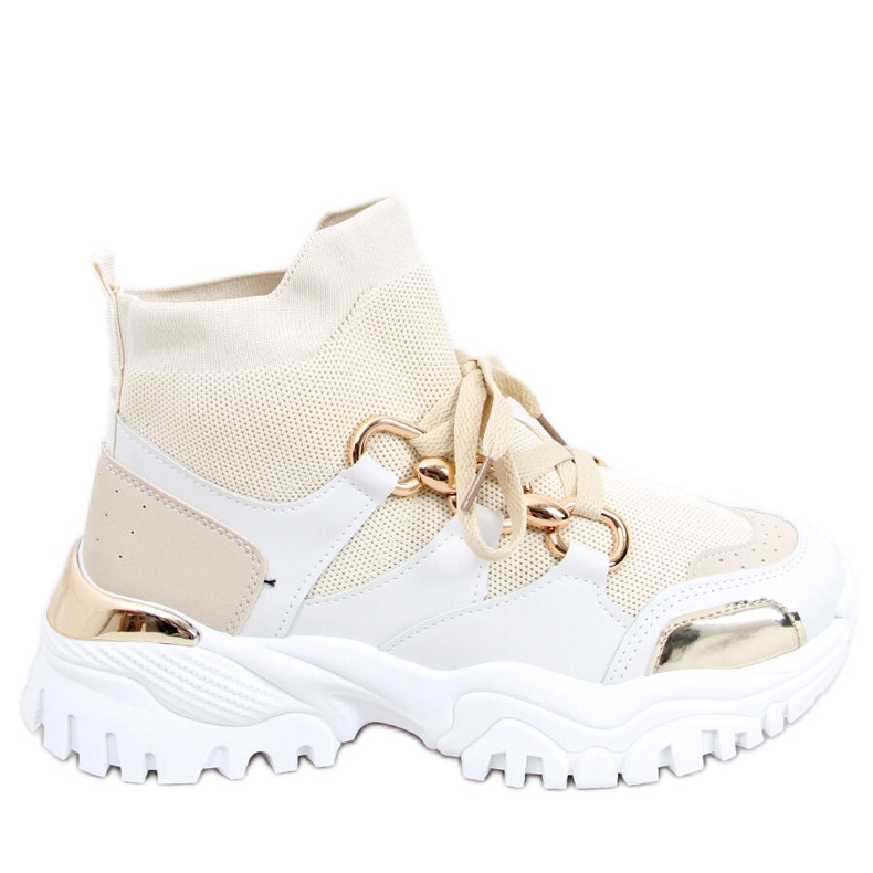 Tergo High-Top-Sneaker in Beige