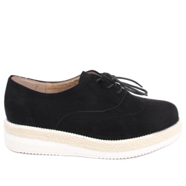 Damenmokassins, Espadrilles Apia Black schwarz
