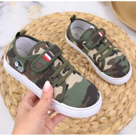 Atletico Klettverschluss-Sneaker für Kinder grün