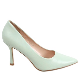 Genarbte Stilettos für Damen Aurora Green grün