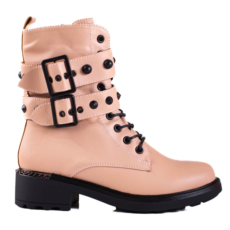 Beige Shelovet Damentaschen mit schwarzen Accessoires