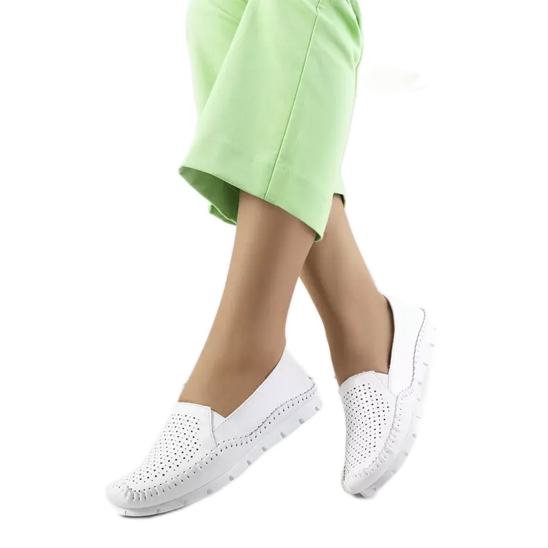 Weiße Lederschuhe von Juiz