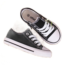 Schwarze Turnschuhe zum Schnüren für Kinder von Atletico