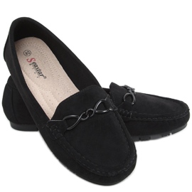 PA1 Saga Schwarze Loafer für Damen