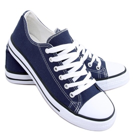 Basic D.BLUE klassische Damensneaker blau