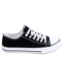 Klassische Damensneaker von Basic Black schwarz