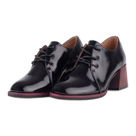 Lackierte Vinceza High Heels schwarz