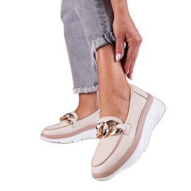 Loafer Beige Schuhe von Vinceza
