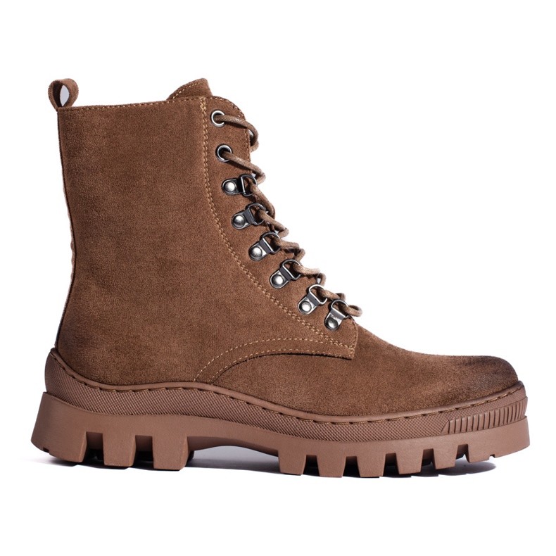 W. Potocki Beige Wildleder Damentaschen von Potocki braun