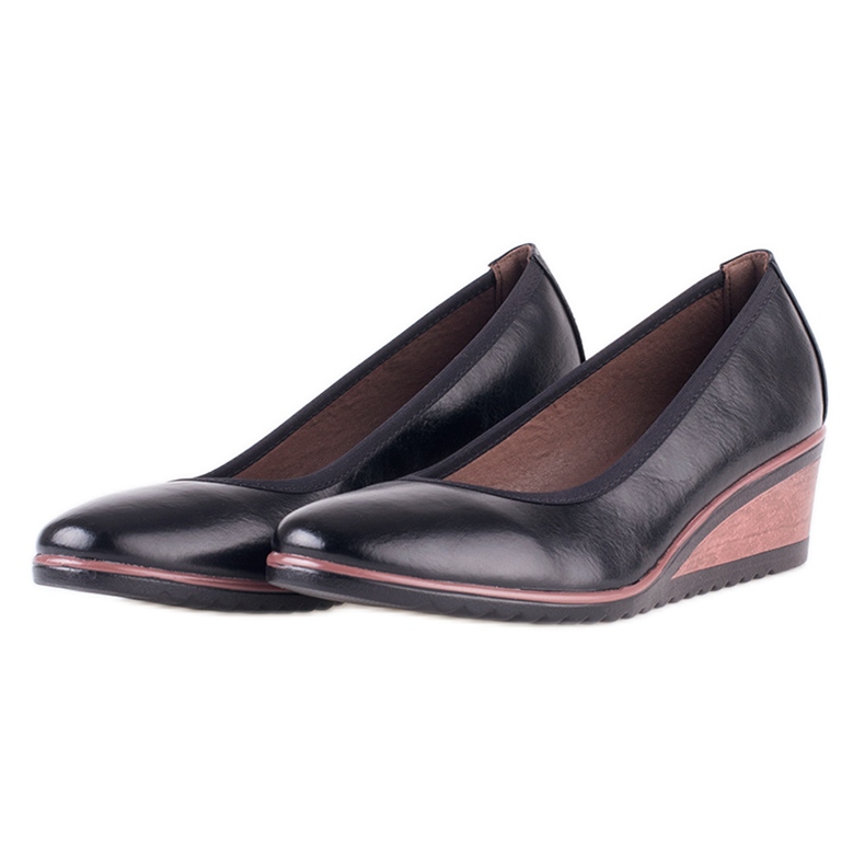 Schwarze Keilpumps von W. Potocki