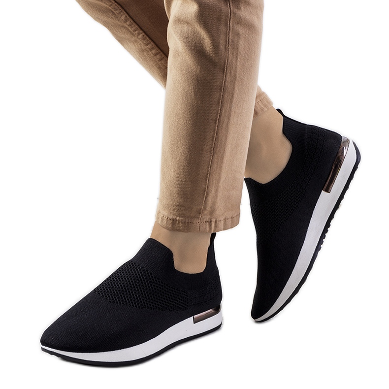 Schwarze Atlanta-Turnschuhe