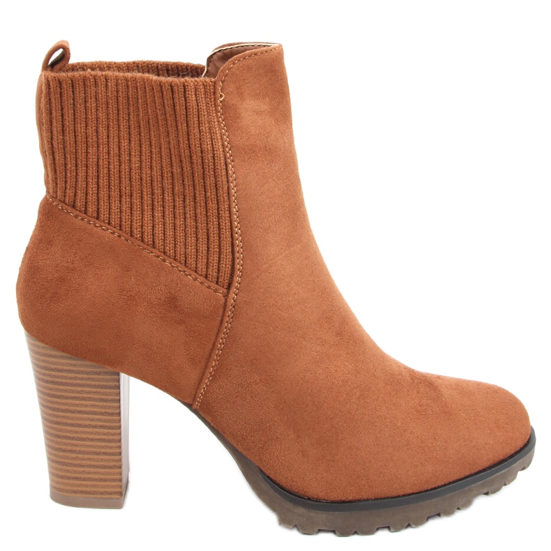 Damenstiefel mit hohen Absätzen Rosst Camel braun