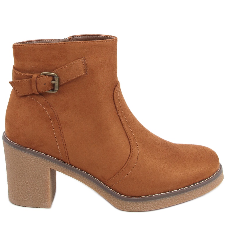 Stiefel mit Gummiabsatz Retta Camel braun