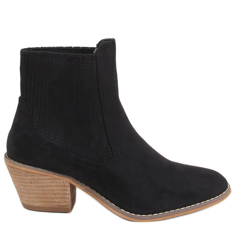 Korsa Schwarze Cowboystiefel