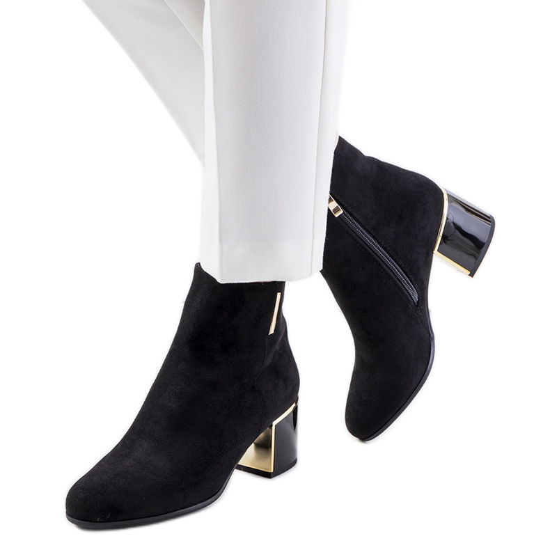 Schwarze elegante Montes Stiefel