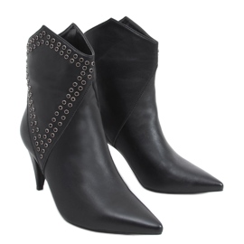 Girme Schwarze Stiefel mit hohen Absätzen