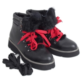 Schwarze Tatiana Schwarze Trapperstiefel
