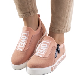 Lovelo rosa Slip-On-Sneakers