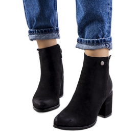 Schwarze Goldcrest-Stiefel