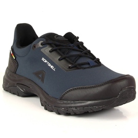 Marineblaue wasserdichte Trekkingschuhe von American Club für Herren