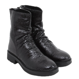 Gunn Schwarze Damenstiefel