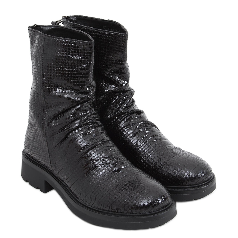 Gunn Schwarze Damenstiefel