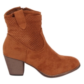 Fonda Camel High Heels braun