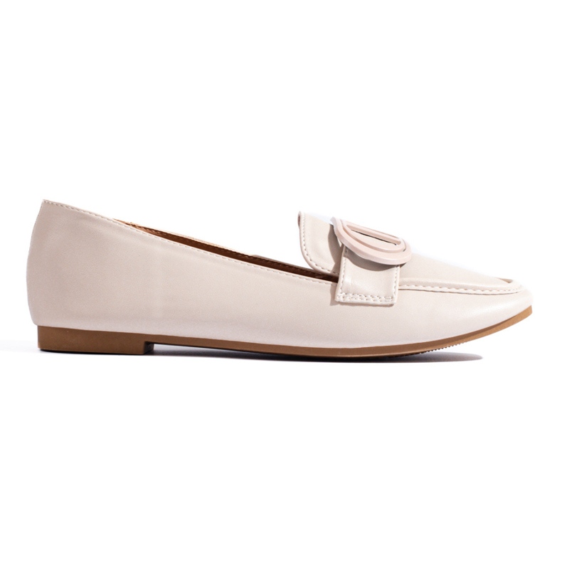 Eleganter beigefarbener Shelovet-Mokassin für Damen