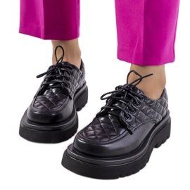 Godins schwarze Oxford-Schuhe