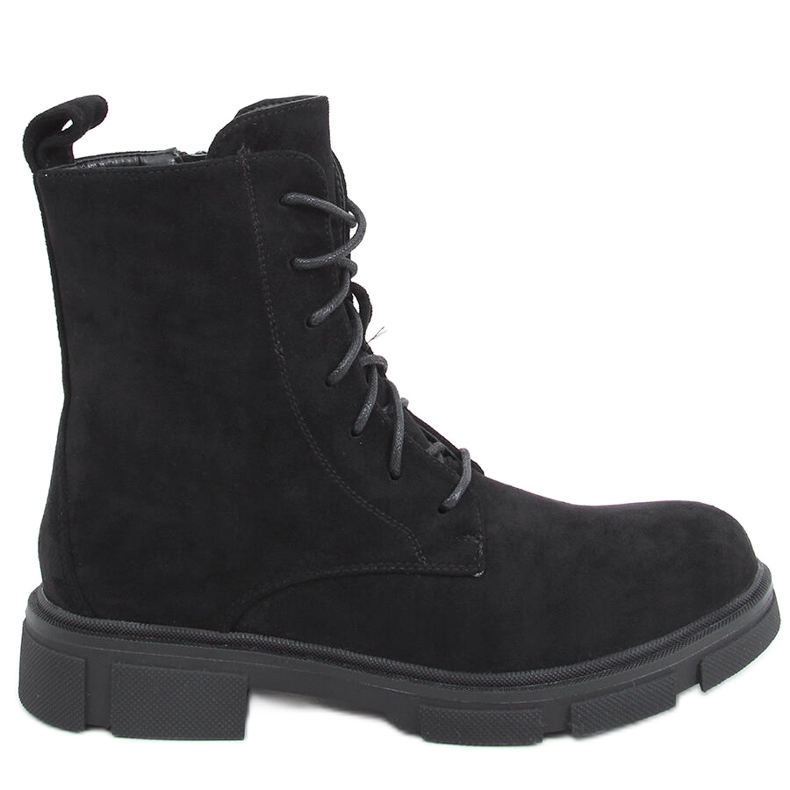 Zoe Black Schnür-Arbeiter schwarz