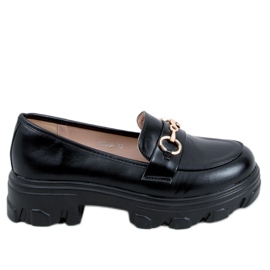 PA1 Loafer mit hoher Sohle von Eloise Black schwarz