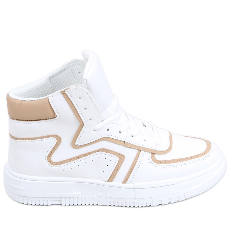High-Top-Sneaker Leia WEISS / BEIGE weiß