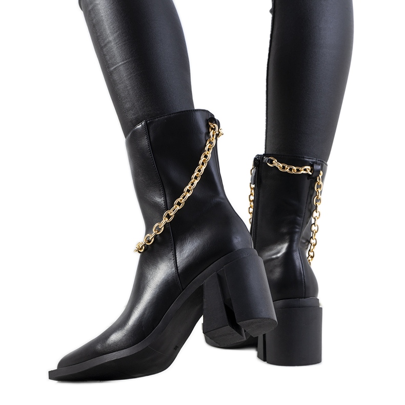 Schwarze Cowboystiefel von Massa