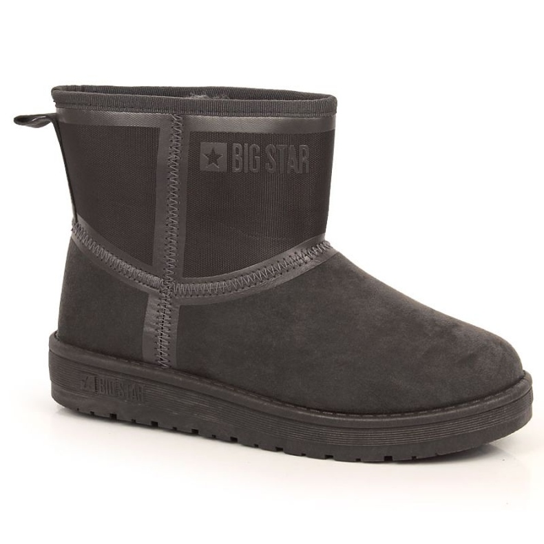 Graue Schneestiefel auf der Plattform Big Star W INT1751C