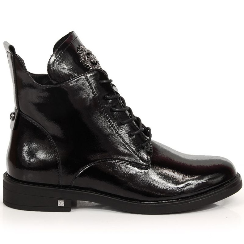 Isolierte Lackstiefel Potocki W WOL92C schwarz