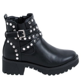 Stiefel mit Nieten Hurt Black schwarz