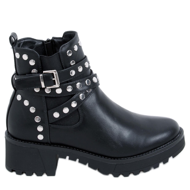 Stiefel mit Nieten Hurt Black schwarz