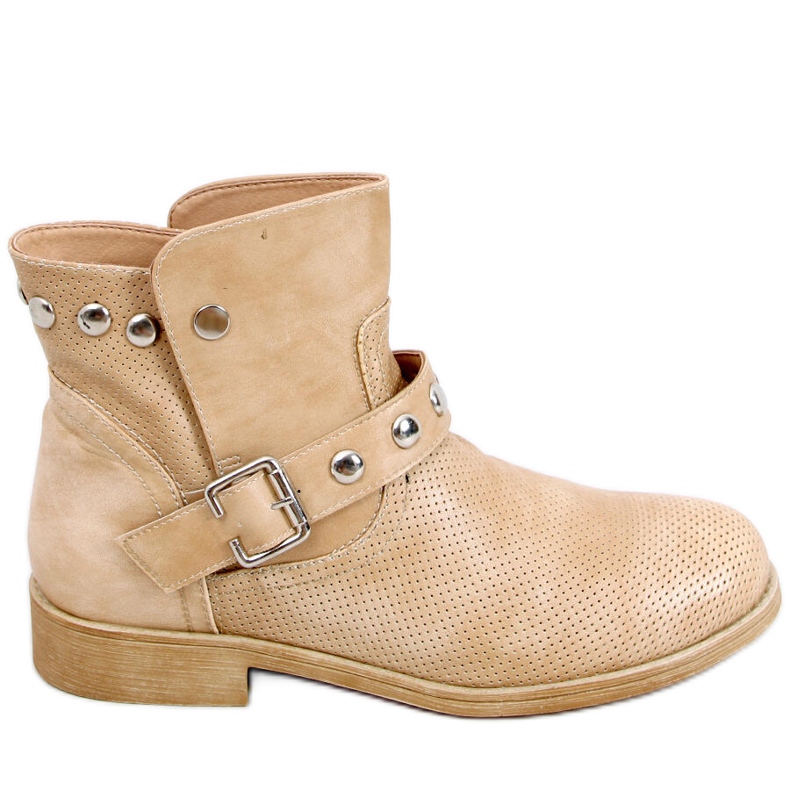 Cressida Apricot Flache Stiefel für Damen beige