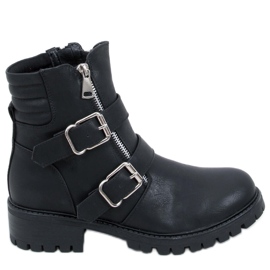 Terry Black Militärstiefel schwarz