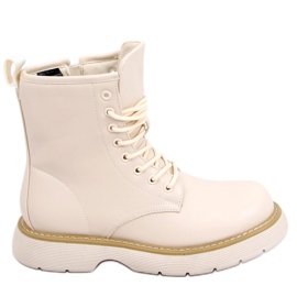 Potter Beige Wildlederstiefel