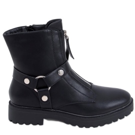 Flache Stiefel von Oliver Black schwarz