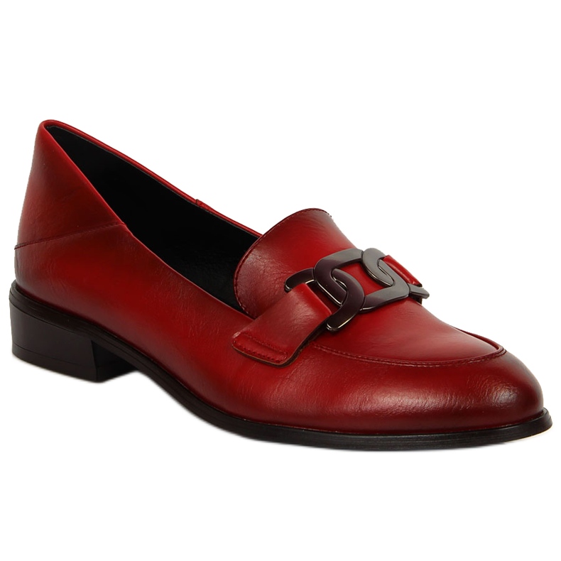 Damenschuhe mit hohem Absatz und weinrotem Vinceza-Dekor
