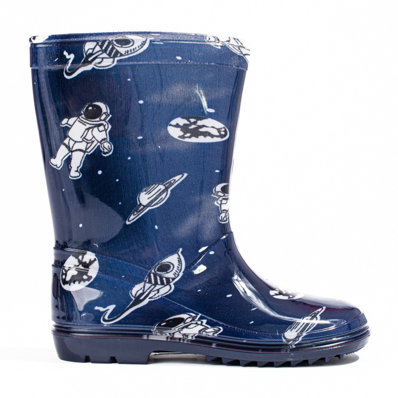 Überschuhe für große Jungen mit dem Muster Shelovet marineblau